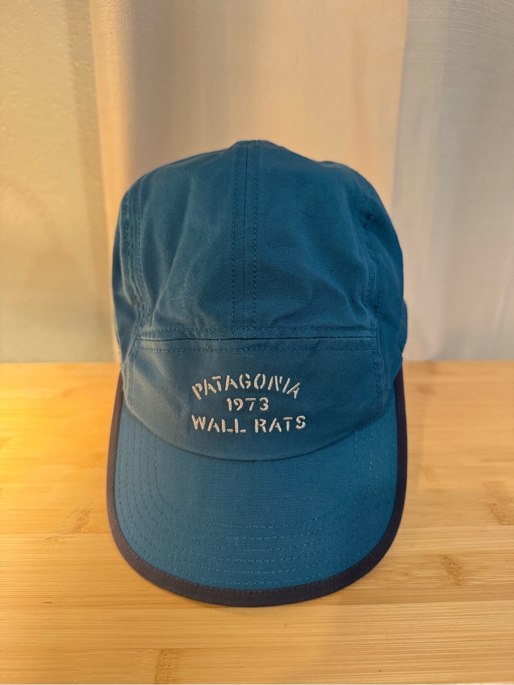 Patagonia Teal Blue Wall Rats Five-Panel Hat